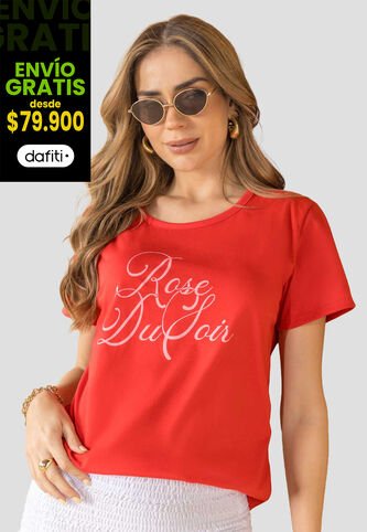 Camiseta Mujer Rojo Mp 114225 MP