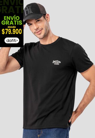 Camiseta Hombre Negro Mp 114487 MP