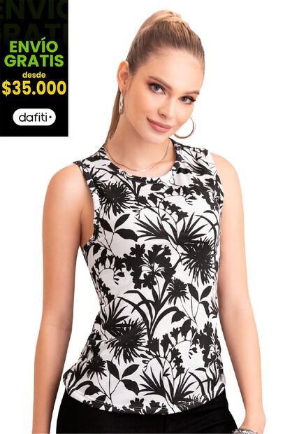 Camiseta Mujer Estampado Mp 34723