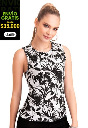 Camiseta Mujer Estampado Mp 34723