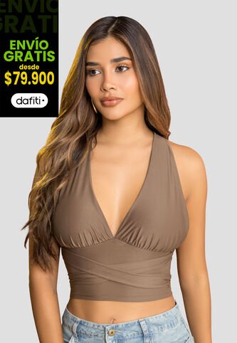 Blusa Mujer Chocolate Mp 114027 MP