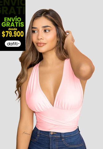 Blusa Mujer Rosa Mp 114027 MP