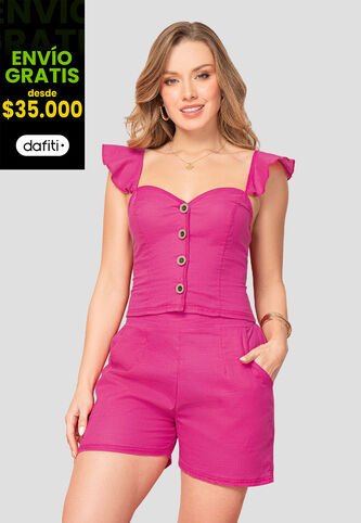 Conjunto Mujer Magenta Vivo Mp 107849 MP