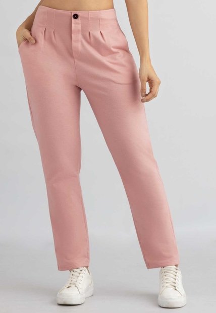 Pantalón Mujer Rosa Polvo Mp 1785