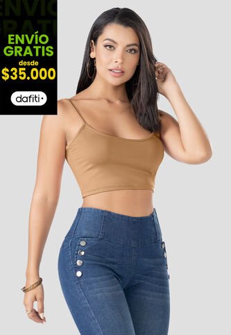 Crop Top Mujer Caramelo Mp 100229 MP