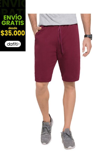 Bermuda Para Hombre Vinotinto MP