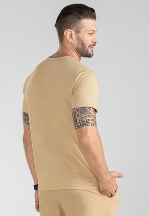 Camiseta Hombre Beige Mp 100495