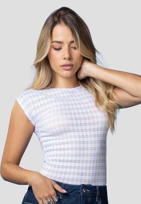 Blusa Mujer Blanco Mp 115530