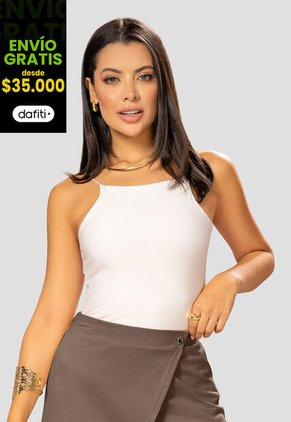 Blusa Mujer Blanco Mp 112247