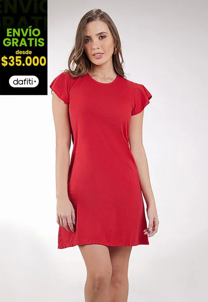 Vestido Rojo MP 68383