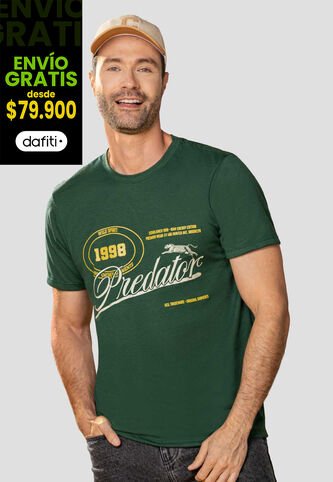 Camiseta Hombre Verde Pino Mp 114116 MP