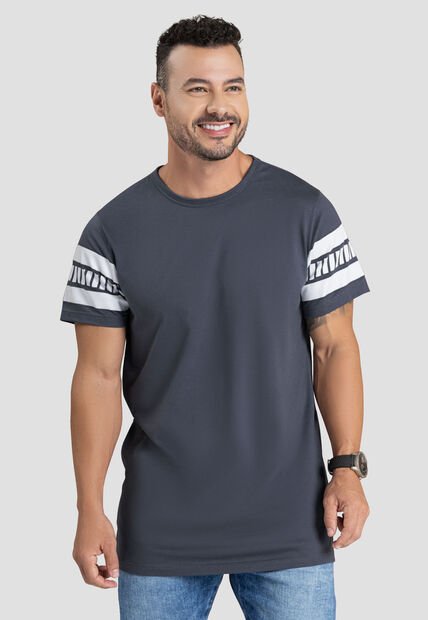 Camiseta Hombre Gris Oscuro Mp 101497