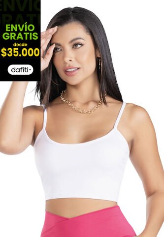 Crop Top Mujer Blanco Mp 100229 MP