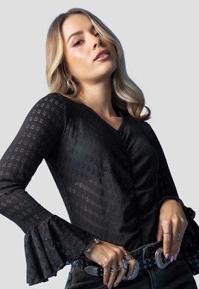 Blusa Mujer Negro Mp 115528
