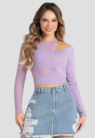 Camibuzo Mujer Lila Mp 102836 MP