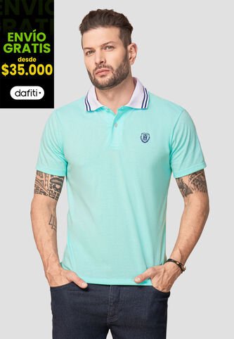 Polo Hombre Verde Mp 92818 MP