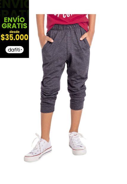 Jogger Para Niño Gris Oscuro MP