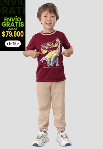 Conjunto Infantil Masculino Merlot-Latte Mp 113079 MP