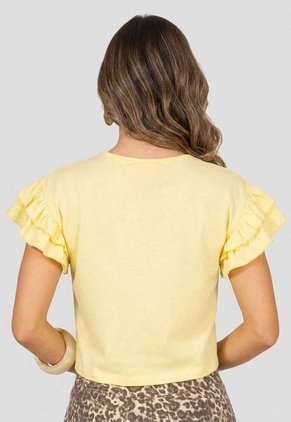 Blusa Mujer Amarillo Claro Mp 115499