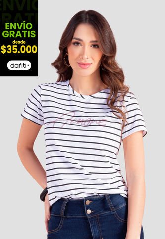 Camiseta Mujer Blanco Mp 103979 MP