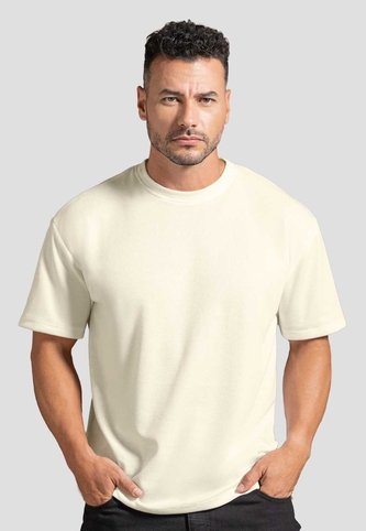 Camiseta Hombre Crema Mp 115497 MP
