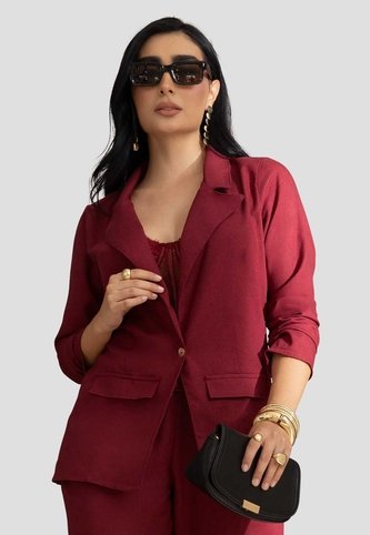 Blazer Mujer Merlot Mp 115523 MP