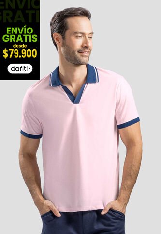 Polo Hombre Rosa Mp 113961 MP