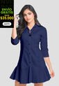 Vestido Mujer Azul Navy Mp 74316 de MP