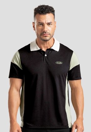 Polo Hombre Negro Mp 115493