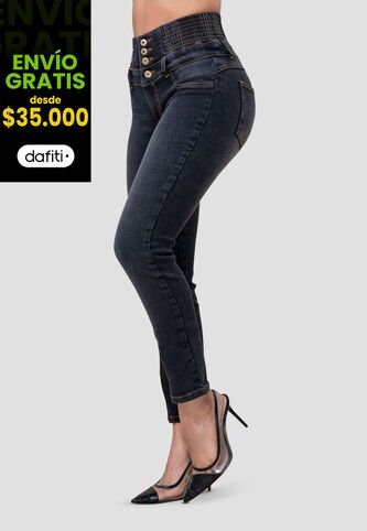 Jean Mujer Negro Mp 103399 MP