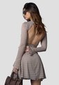 Vestido Corto Mujer Café Pardo Mp 115533 de MP