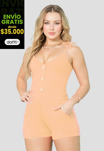 Enterizo Corto Mujer Caramelo Mp 146 MP