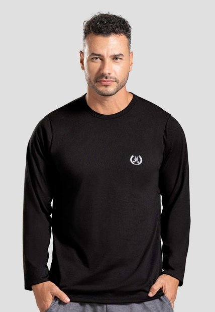 Camibuzo Hombre Negro Mp 3969
