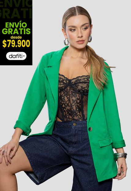 Blazer Mujer Verde Antioquia Mp 113720