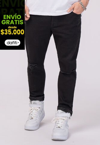 Jean Hombre Negro Mp 103337 MP