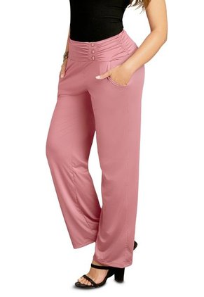 Pantalón Mujer Palo De Rosa Oscuro Mp 86925