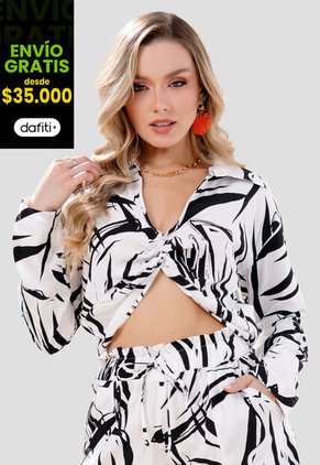 Blusa Mujer Estampado Mp 102976