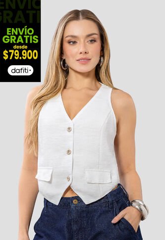 Chaleco Mujer Marfil Mp 111273 MP