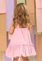 Vestido Infantil Femenino Rosa Polvo Mp 110245 de MP