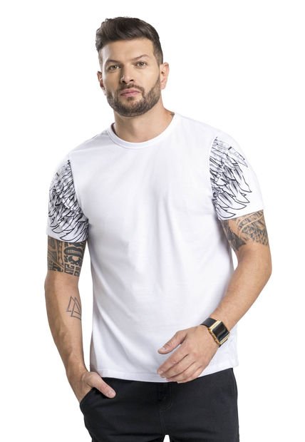 Camiseta Masculino Blanco Mp 1350