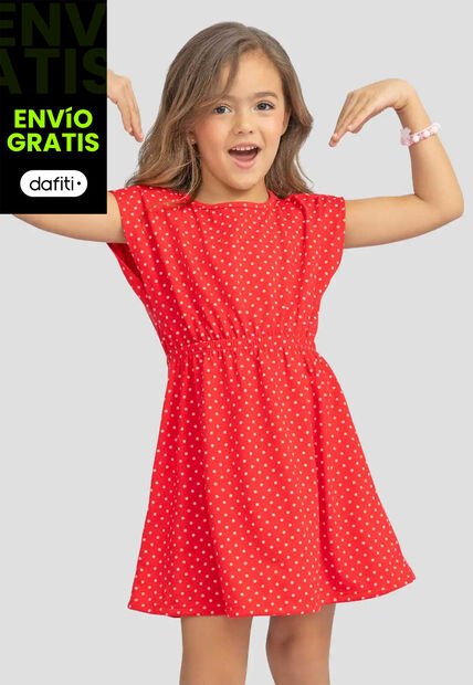 Vestido Paq X2 Infantil Femenino Multicolor Mp 111869