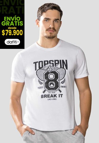 Camiseta Hombre Blanco Mp 113609 MP