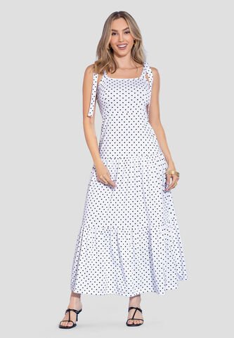 Vestido Largo Mujer Estampado Mp 113627 MP