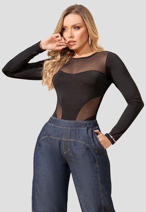 Body Mujer Negro Mp 102981