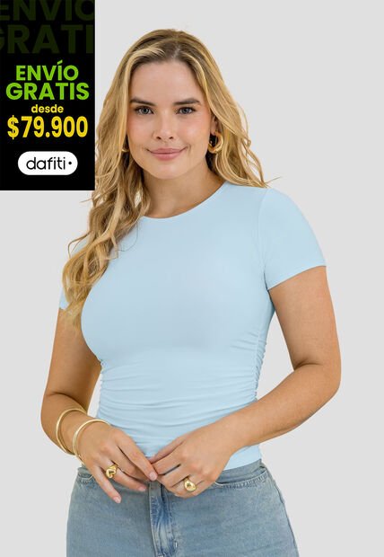 Blusa Mujer Azul Baby Mp 113732
