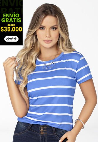 Camiseta Mujer Multicolor Mp 6117 MP