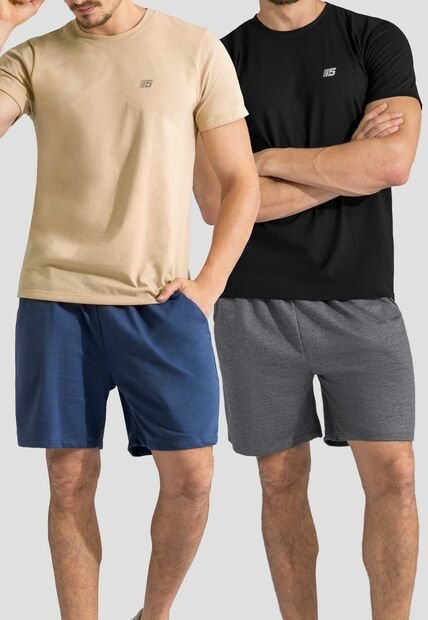 Bermuda Paq X2 Hombre Bicolor Mp 113114