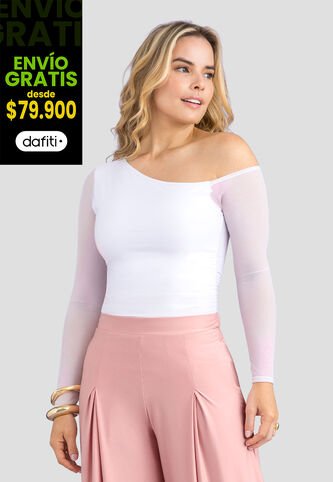 Blusa Mujer Blanco Mp 113625 MP