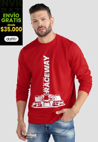 Buzo Hombre Rojo Mp 100120 MP