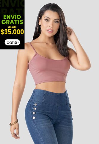 Crop Top Mujer Palo De Rosa Mp 100229 MP